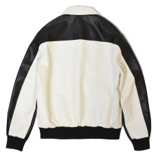 画像2: True Religion Color Blocked Logo Racing Jacket - White / トゥルーレリジョン レザージャケット (2)