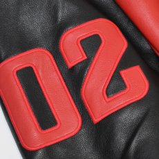 画像8: True Religion Color Blocked Logo Racing Jacket - Red / トゥルーレリジョン レザージャケット (8)