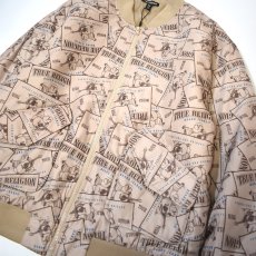 画像3: True Religion Aviation Bomber Jacket - Beige / トゥルーレリジョン ジャケット (3)
