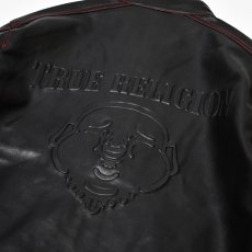 画像4: True Religion Leather Moto Jacket - Black / トゥルーレリジョン レザージャケット (4)