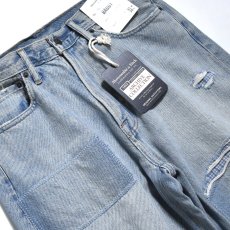 画像4: Abercrombie & Fitch Authentic Baggy Patchwork Denim - Light Indigo (4)