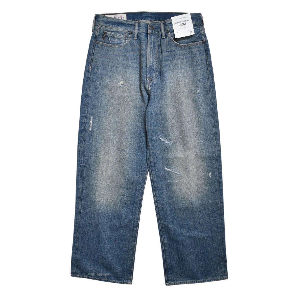 画像1: Abercrombie & Fitch Authentic Baggy Denim - Dark Wash (1)