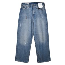 画像1: Abercrombie & Fitch Authentic Baggy Denim - Faded Blue Paint (1)