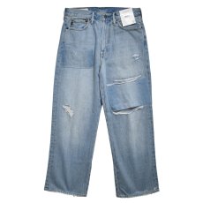 画像1: Abercrombie & Fitch Authentic Baggy Patchwork Denim - Light Indigo (1)