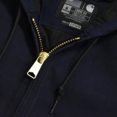 画像3: Carhartt USA J140 Firm Duck Insulated Flannel Lined Active Jacket - Dark Navy / カーハート ジャケット (3)
