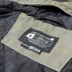 画像3: Carhartt USA J130 Washed Duck Insulated Active Jacket - Moss / カーハート ウォッシュドダック アクティブジャケット (3)