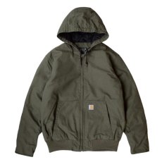 画像1: Carhartt USA J130 Washed Duck Insulated Active Jacket - Moss / カーハート ウォッシュドダック アクティブジャケット (1)