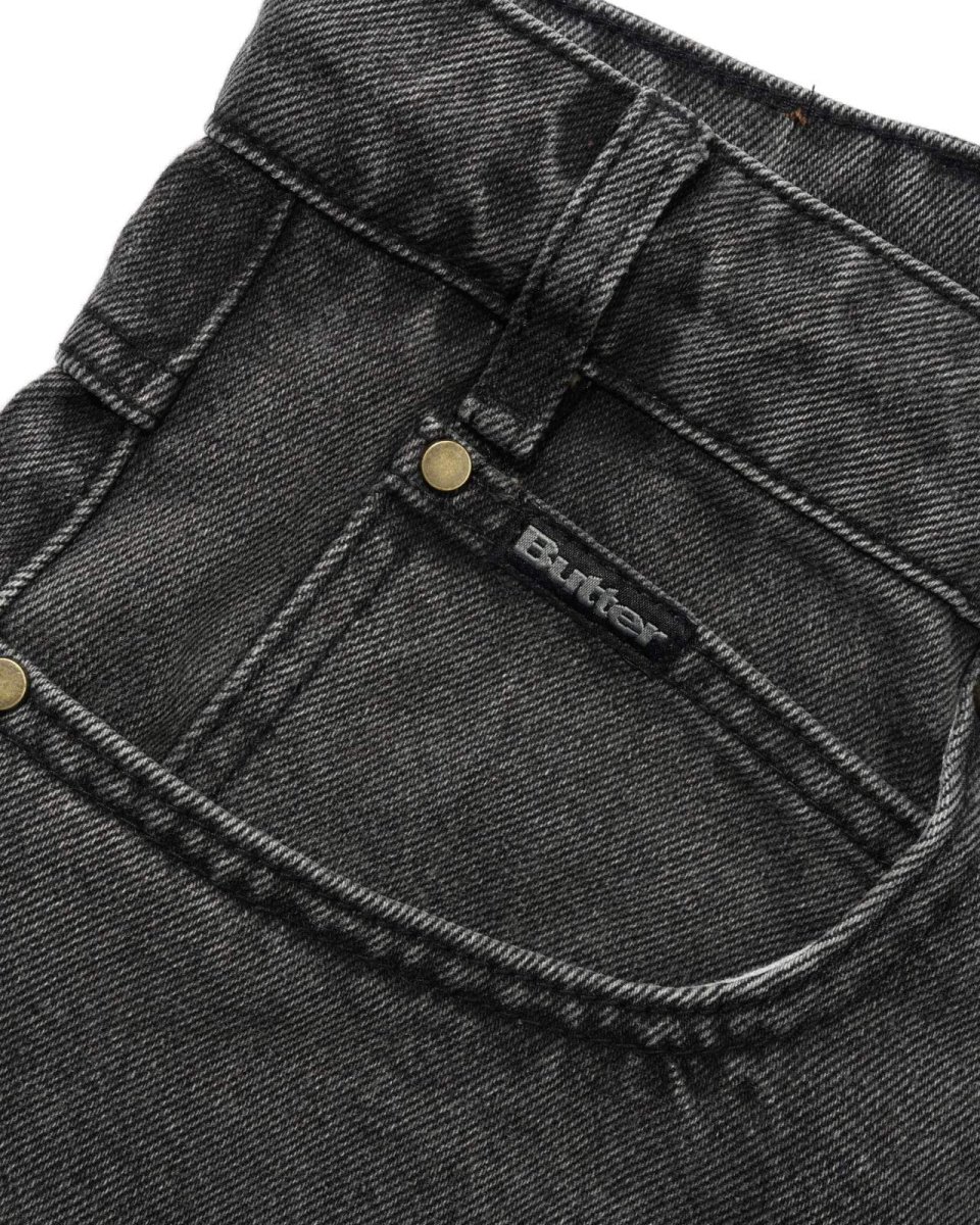画像4: Butter Goods Baggy Denim Jeans - Black / バターグッズ (4)