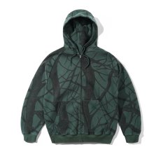 画像1: Butter Goods Bleach Waffle Zip-Thru Hood - Branch Camo / バターグッズ (1)