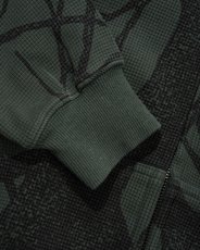 画像3: Butter Goods Bleach Waffle Zip-Thru Hood - Branch Camo / バターグッズ (3)