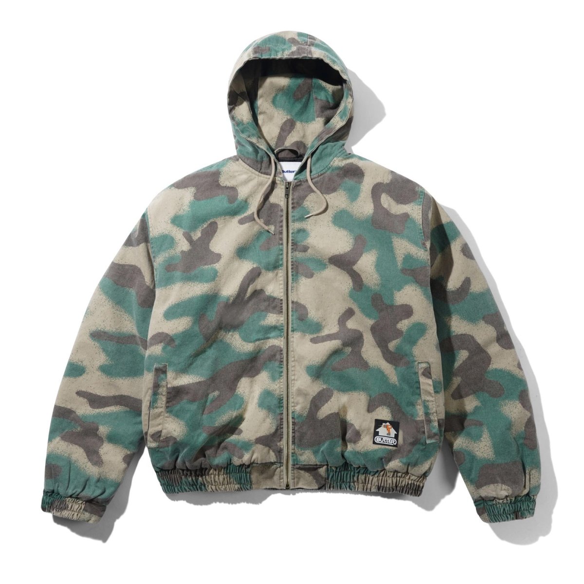 画像1: Butter Goods Insulated Work Jacket - Spray Camo / バターグッズ ジャケット (1)