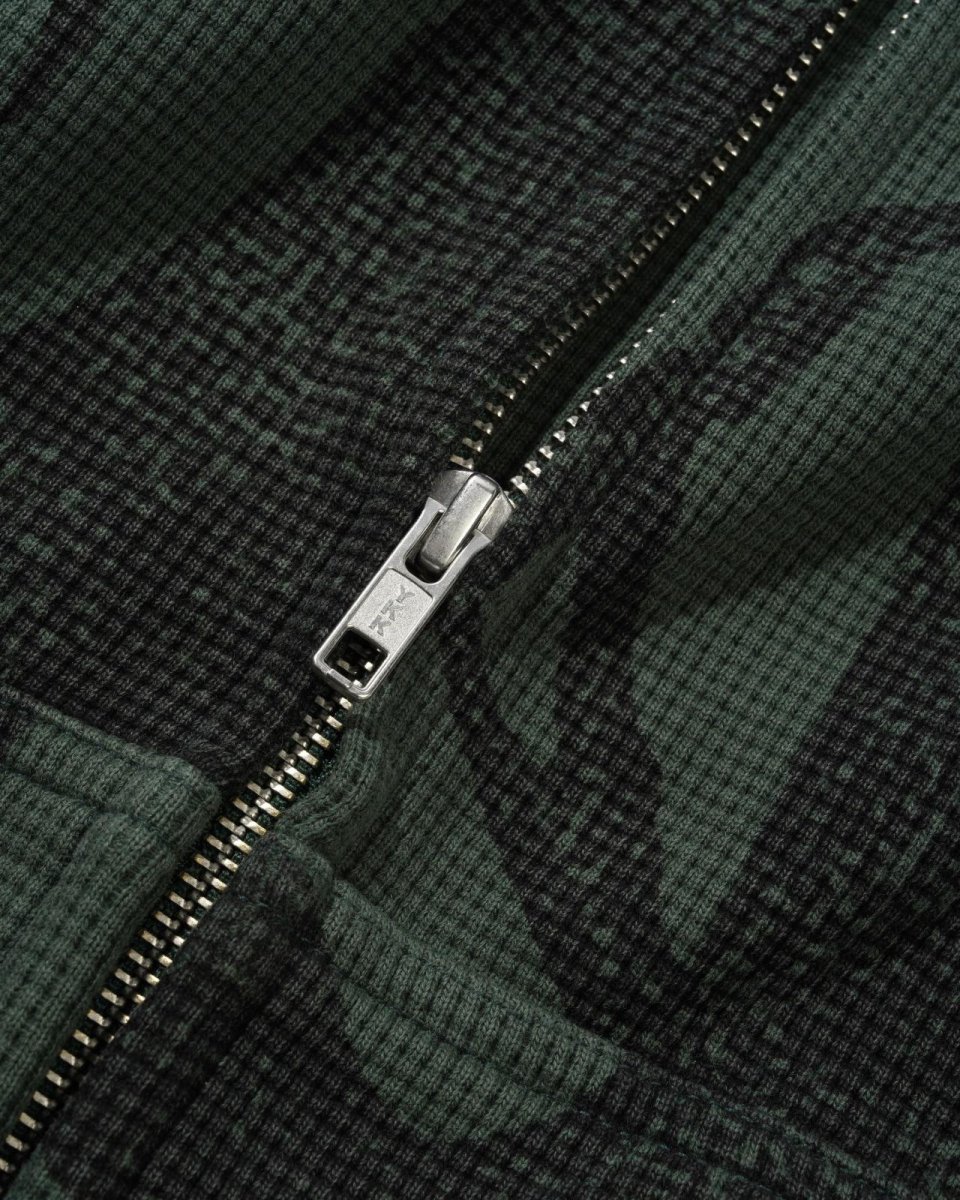 画像4: Butter Goods Bleach Waffle Zip-Thru Hood - Branch Camo / バターグッズ (4)