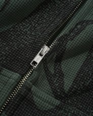 画像4: Butter Goods Bleach Waffle Zip-Thru Hood - Branch Camo / バターグッズ (4)