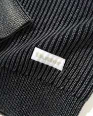 画像2: Butter Goods Bleach Zip-Thru Knit - Navy / バターグッズ (2)