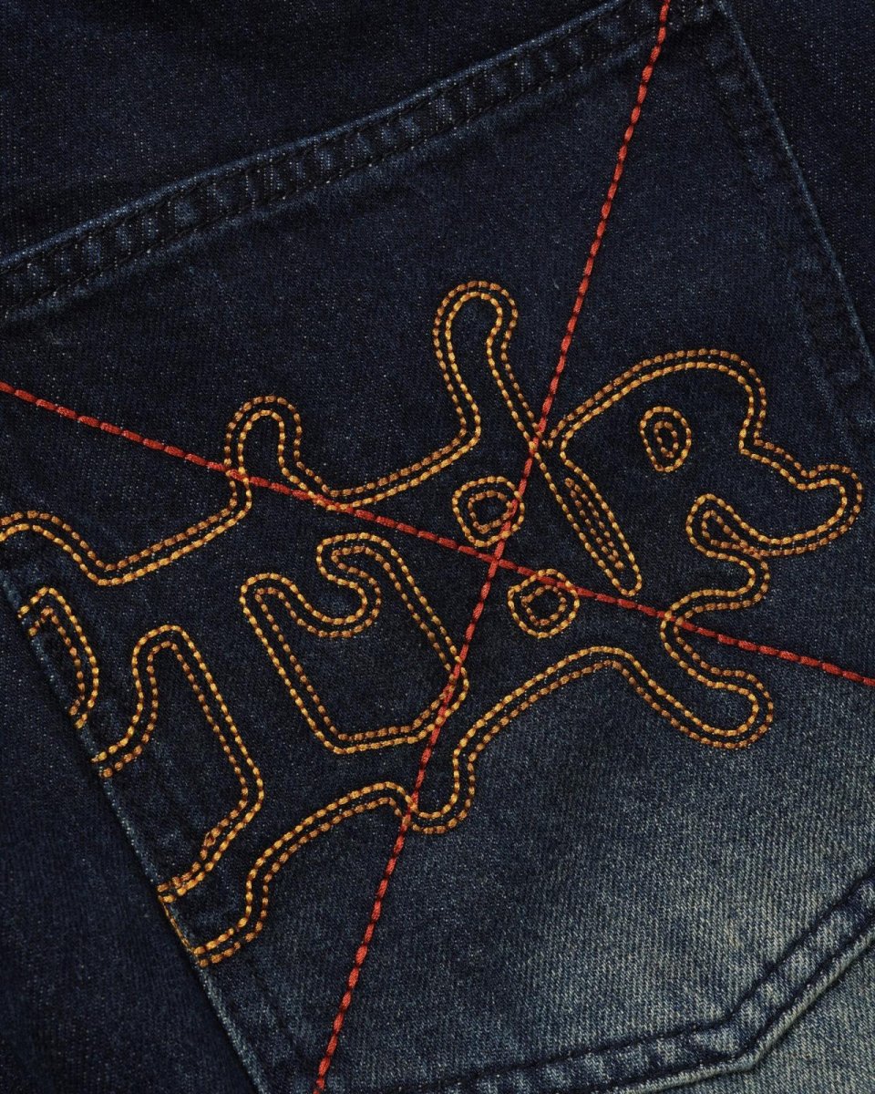 画像4: Butter Goods Serif Baggy Denim Jeans - Dark Indigo / バターグッズ (4)