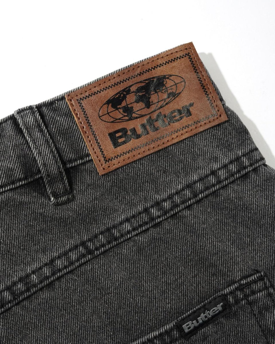 画像5: Butter Goods Baggy Denim Jeans - Black / バターグッズ (5)