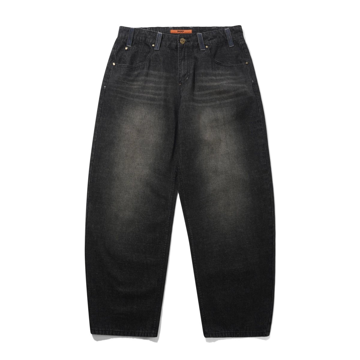 画像1: Butter Goods Serif Baggy Denim Jeans - Black / バターグッズ (1)