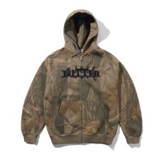 画像1: Butter Goods Serif Zip-Thru Hood - Forest Camo / バターグッズ (1)