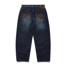 画像2: Butter Goods Serif Baggy Denim Jeans - Dark Indigo / バターグッズ (2)