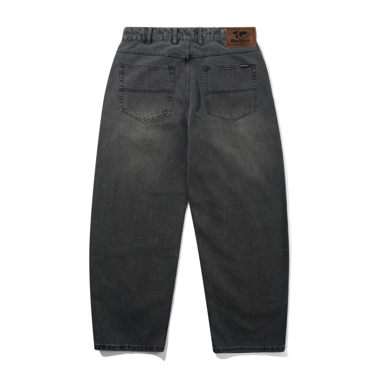 画像2: Butter Goods Baggy Denim Jeans - Black / バターグッズ (2)