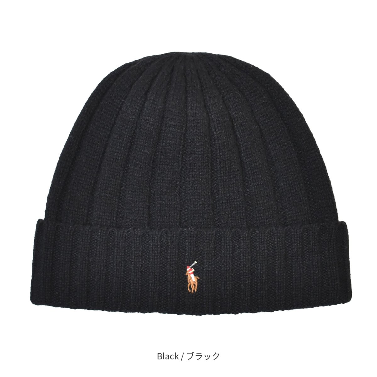 画像3: Polo Ralph Lauren Signature Pony Wool-Blend Beanie / ポロラルフローレン (3)