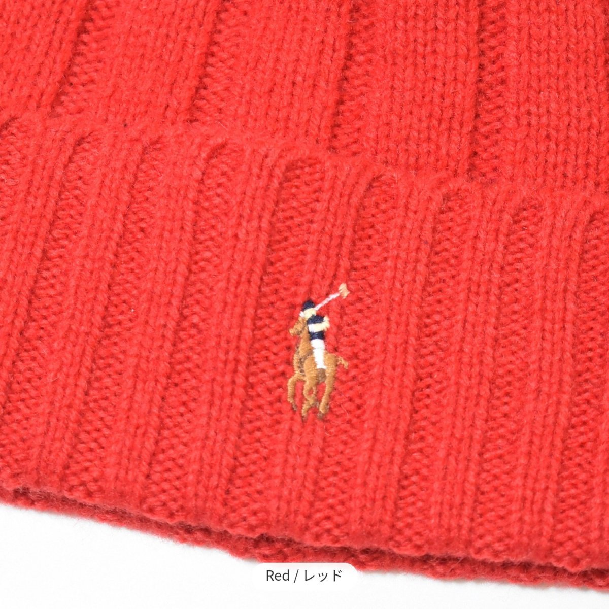 画像16: Polo Ralph Lauren Signature Pony Wool-Blend Beanie / ポロラルフローレン (16)
