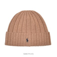画像11: Polo Ralph Lauren Signature Pony Wool-Blend Beanie / ポロラルフローレン (11)