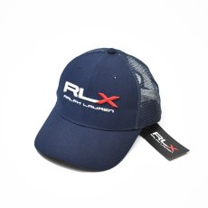 画像1: Ralph Lauren RLX High-Crown Sports Cap - Navy / ラルフローレン アールエルエックス (1)