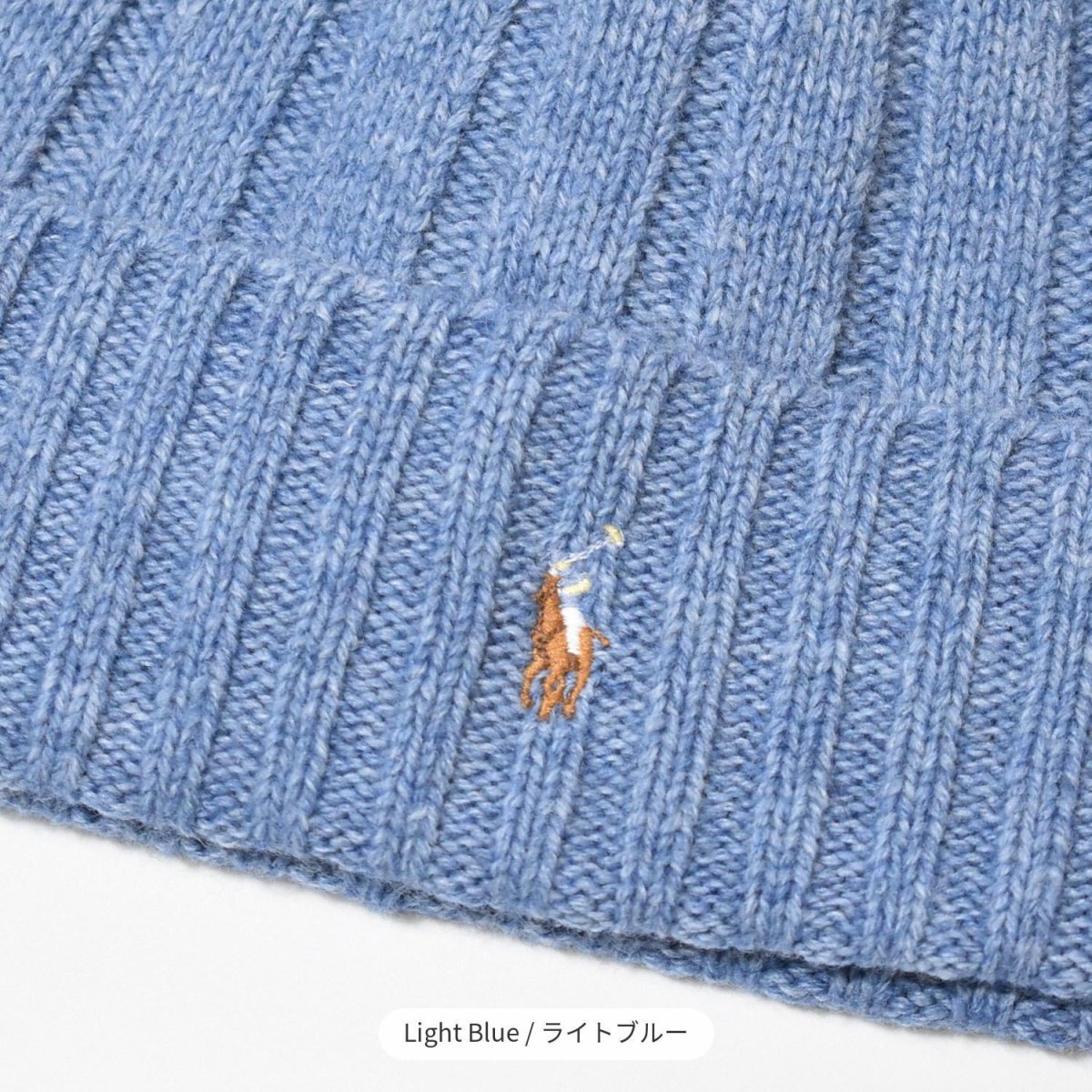 画像18: Polo Ralph Lauren Signature Pony Wool-Blend Beanie / ポロラルフローレン (18)