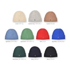 画像2: Polo Ralph Lauren Signature Pony Wool-Blend Beanie / ポロラルフローレン (2)