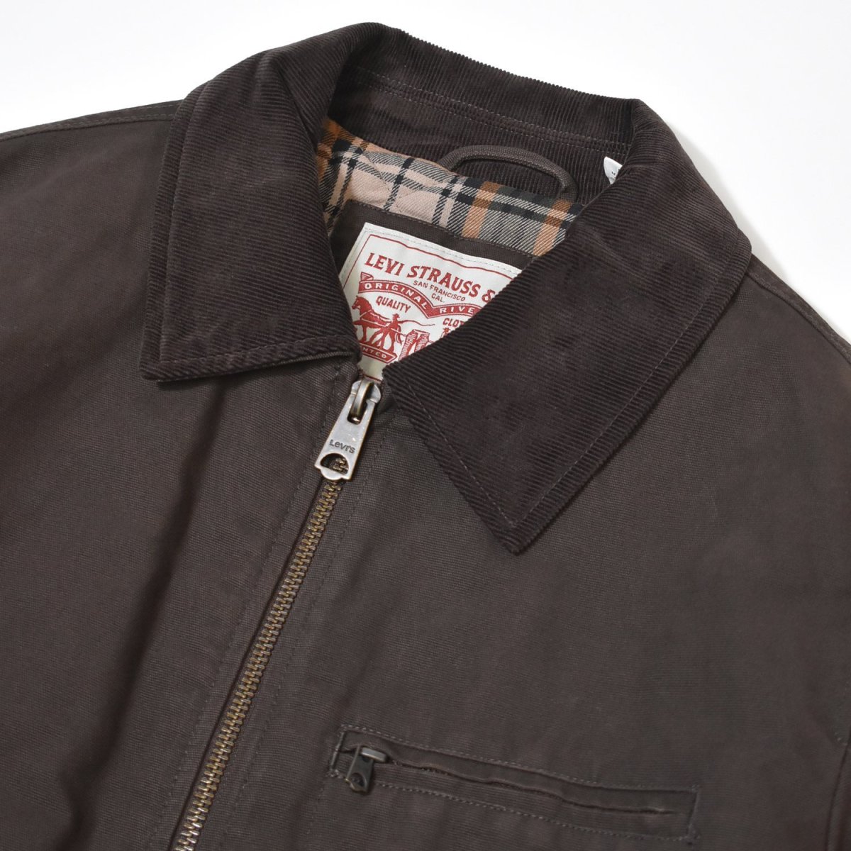 画像3: Levi's Cotton Canvas Easy Barn Jacket - Brown / リーバイス ジャケット (3)