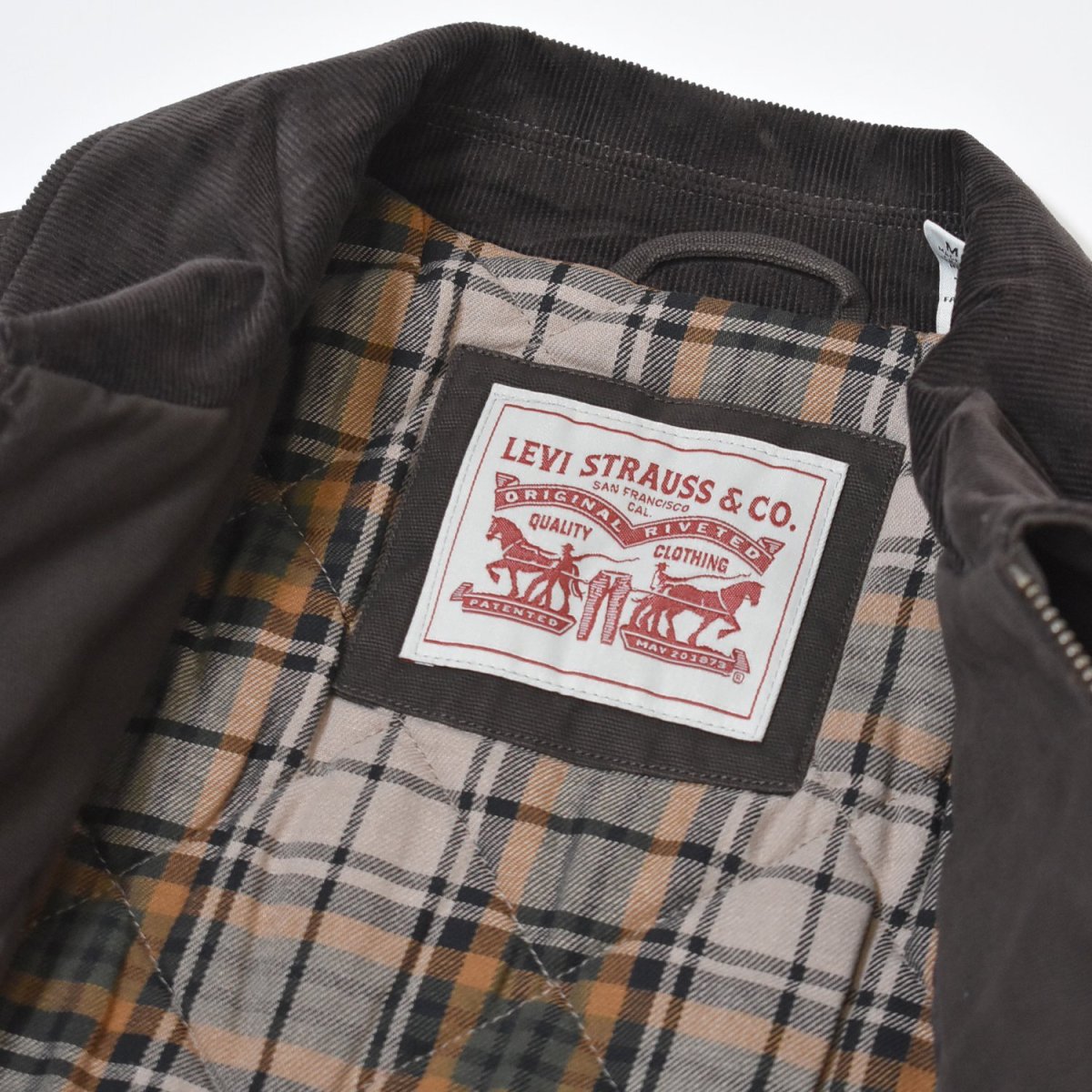 画像4: Levi's Cotton Canvas Easy Barn Jacket - Brown / リーバイス ジャケット (4)