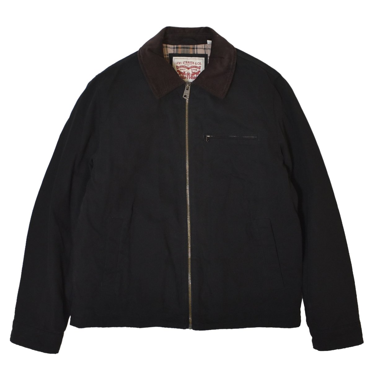 画像1: Levi's Cotton Canvas Easy Barn Jacket - Black / リーバイス ジャケット (1)