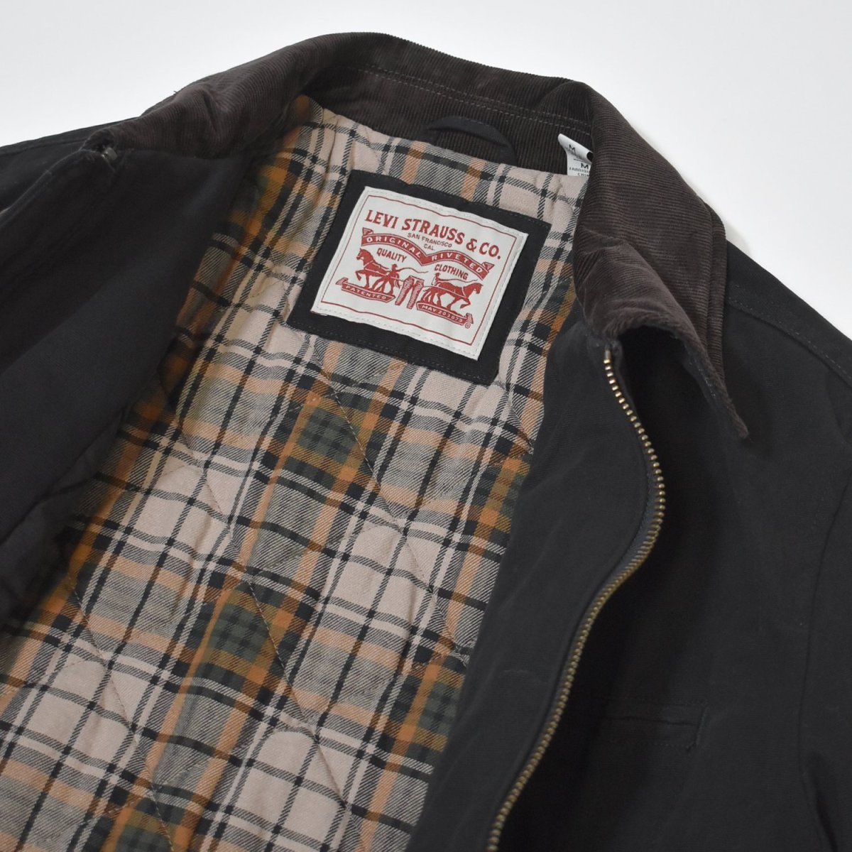 画像4: Levi's Cotton Canvas Easy Barn Jacket - Black / リーバイス ジャケット (4)