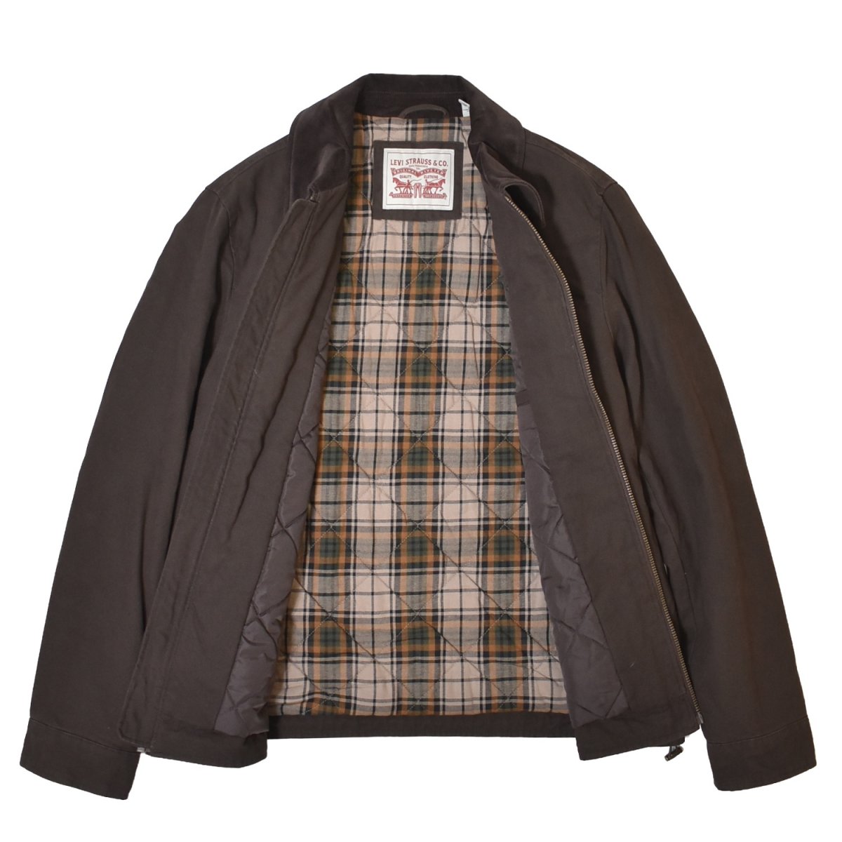 画像2: Levi's Cotton Canvas Easy Barn Jacket - Brown / リーバイス ジャケット (2)