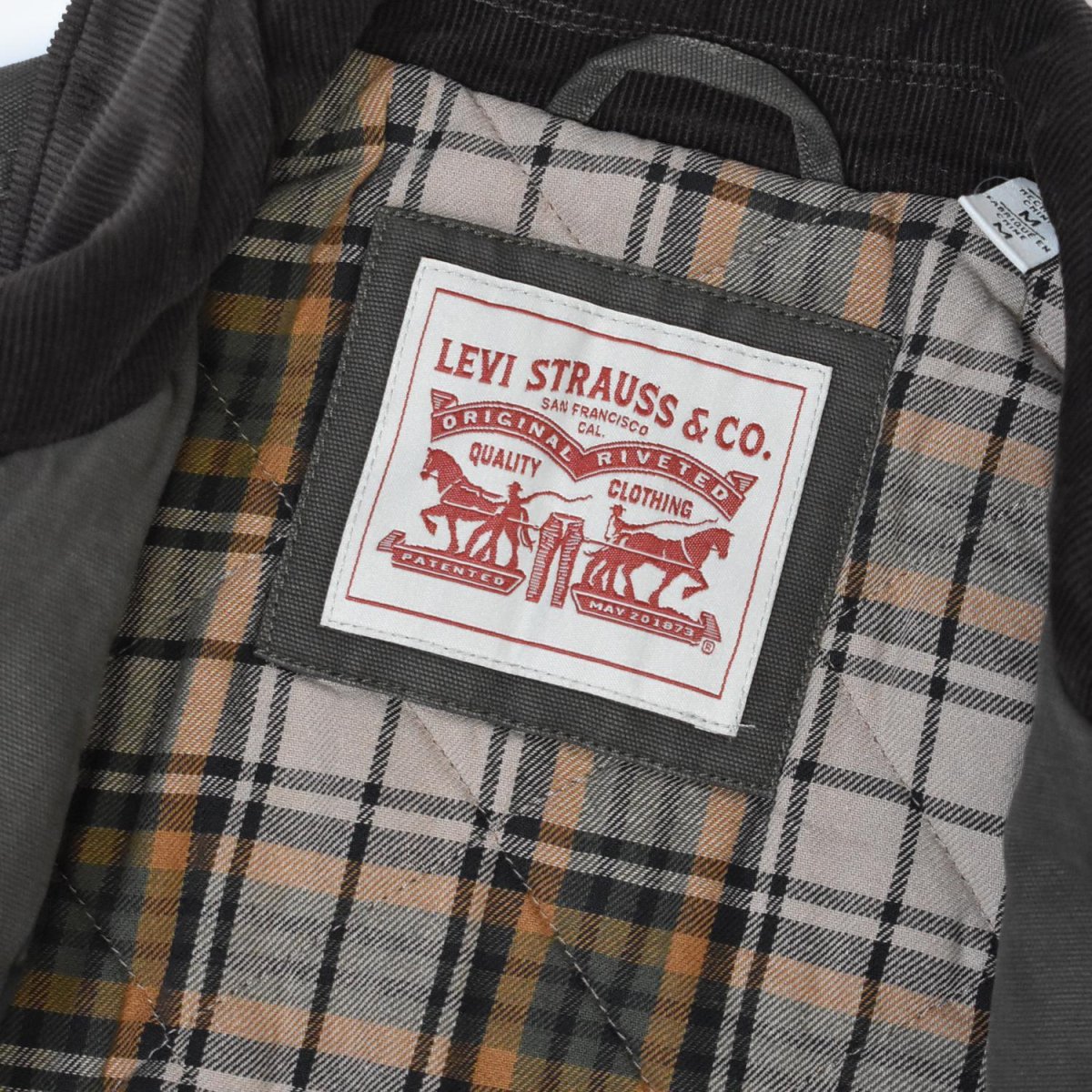 画像5: Levi's Cotton Canvas Easy Barn Jacket - Olive / リーバイス ジャケット (5)