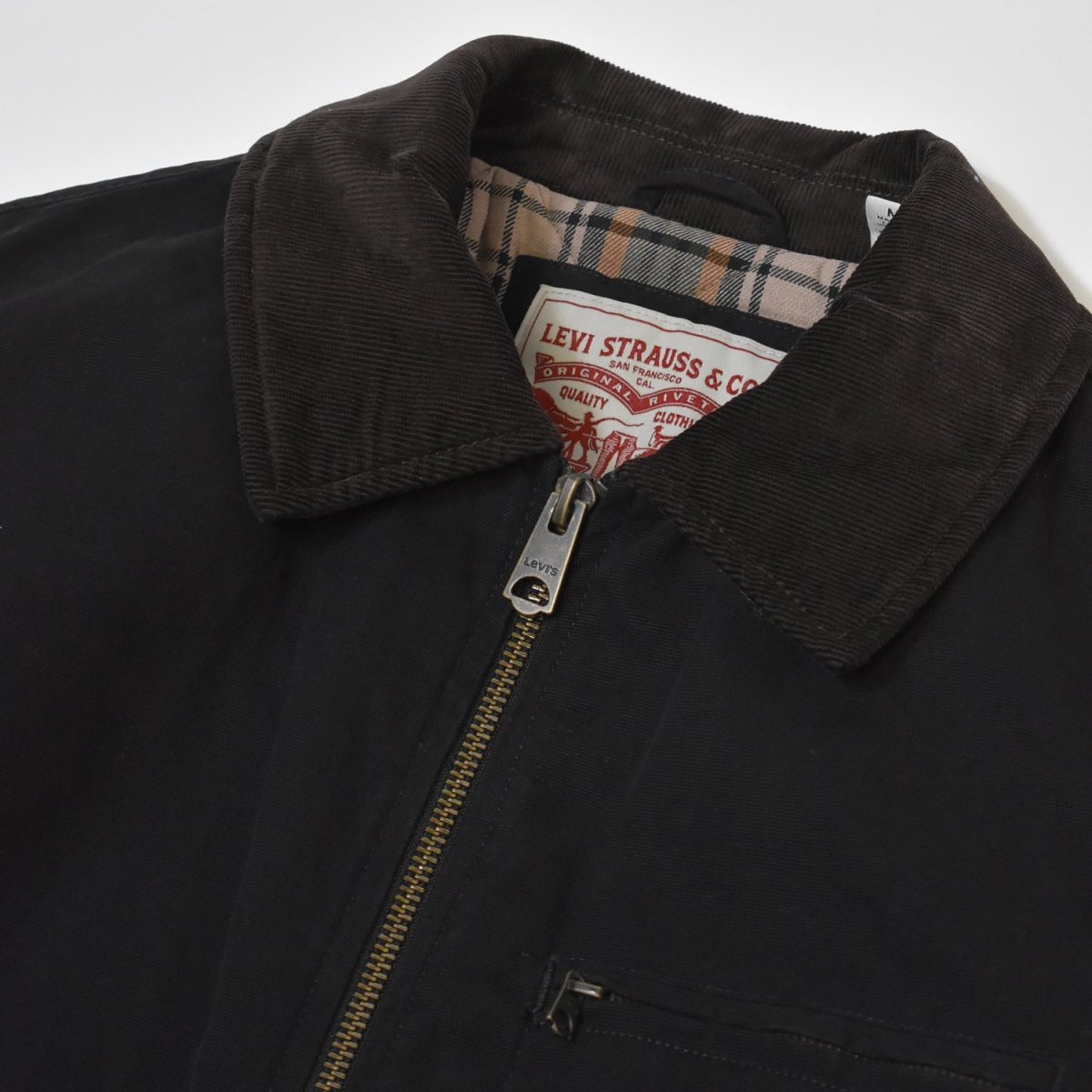 画像3: Levi's Cotton Canvas Easy Barn Jacket - Black / リーバイス ジャケット (3)