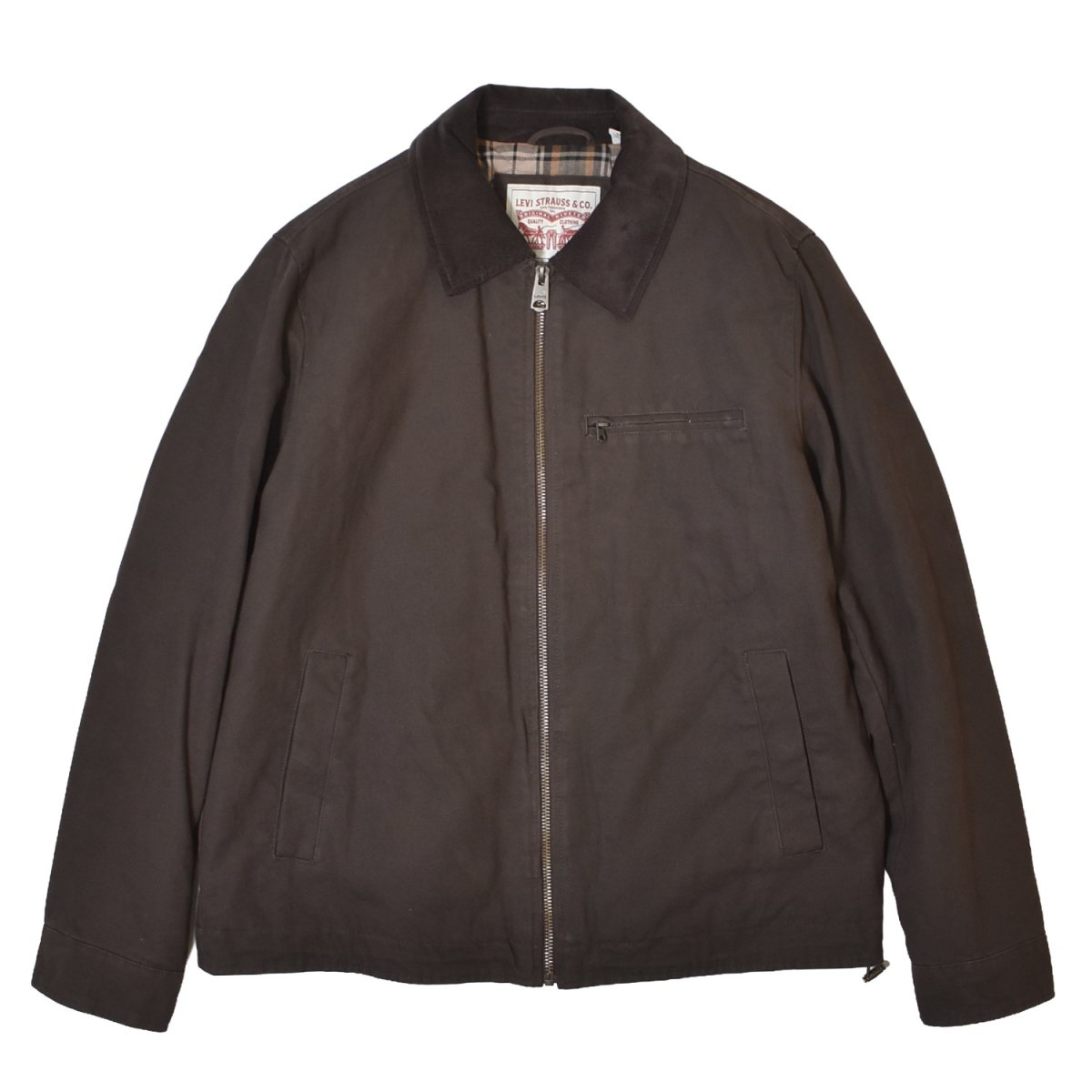 画像1: Levi's Cotton Canvas Easy Barn Jacket - Brown / リーバイス ジャケット (1)