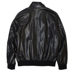 画像4: DKNY Faux Leather Moto Jacket - Black / ダナキャランニューヨーク レザージャケット (4)