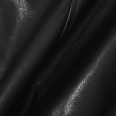 画像12: DKNY Faux Leather Bomber Jacket - Black / ダナキャランニューヨーク レザージャケット (12)