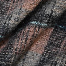 画像5: RAWDRIP Mohair Check Crew Sweater - Black (5)
