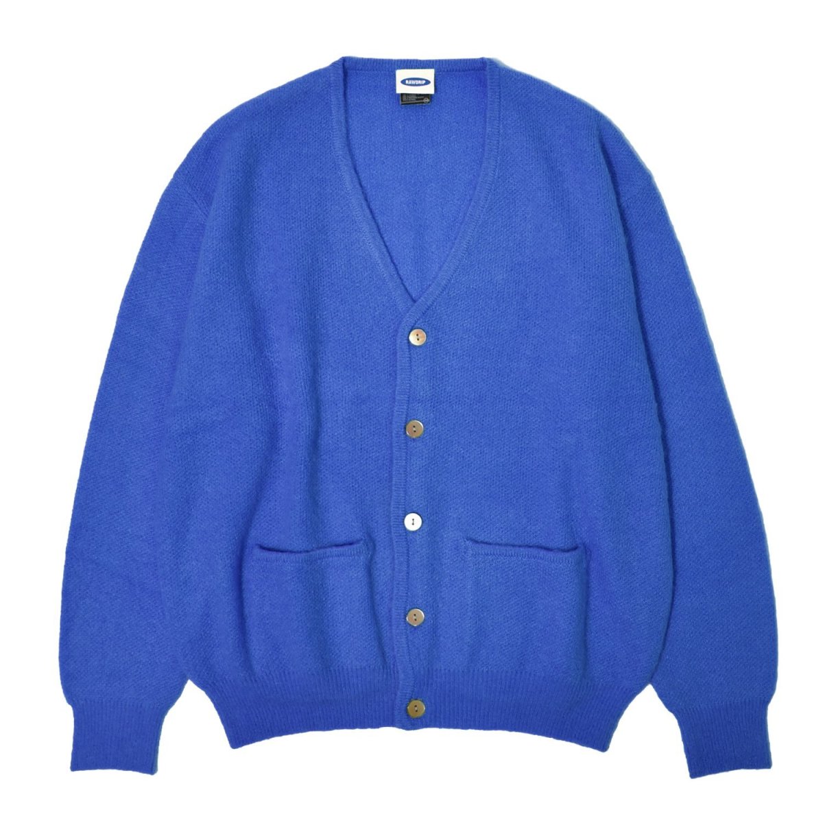 画像1: RAWDRIP Mohair Knit Cardiigan -  Blue (1)
