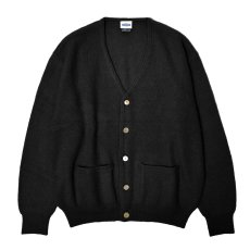 画像1: RAWDRIP Mohair Knit Cardiigan - Black (1)