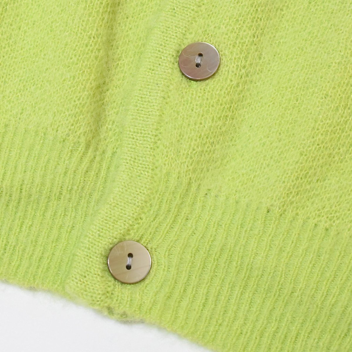 画像3: RAWDRIP Mohair Knit Cardiigan -  Lime Green (3)