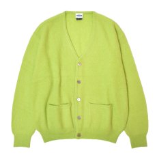 画像1: RAWDRIP Mohair Knit Cardiigan -  Lime Green (1)