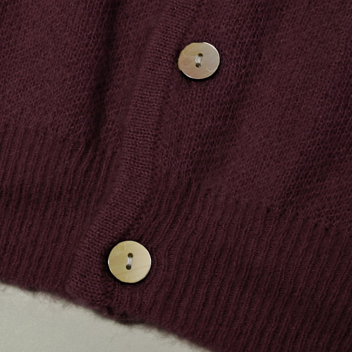 画像3: RAWDRIP Mohair Knit Cardiigan -  Dark Brown (3)