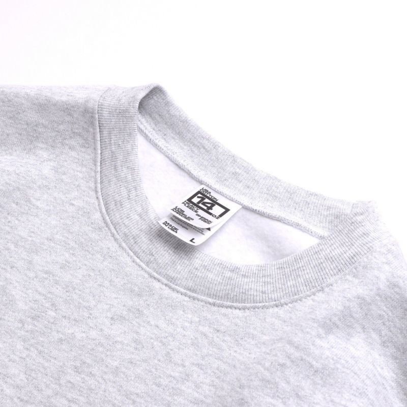 画像2: Los Angeles Apparel 14oz Heavy Fleece Crewneck - Ash (2)