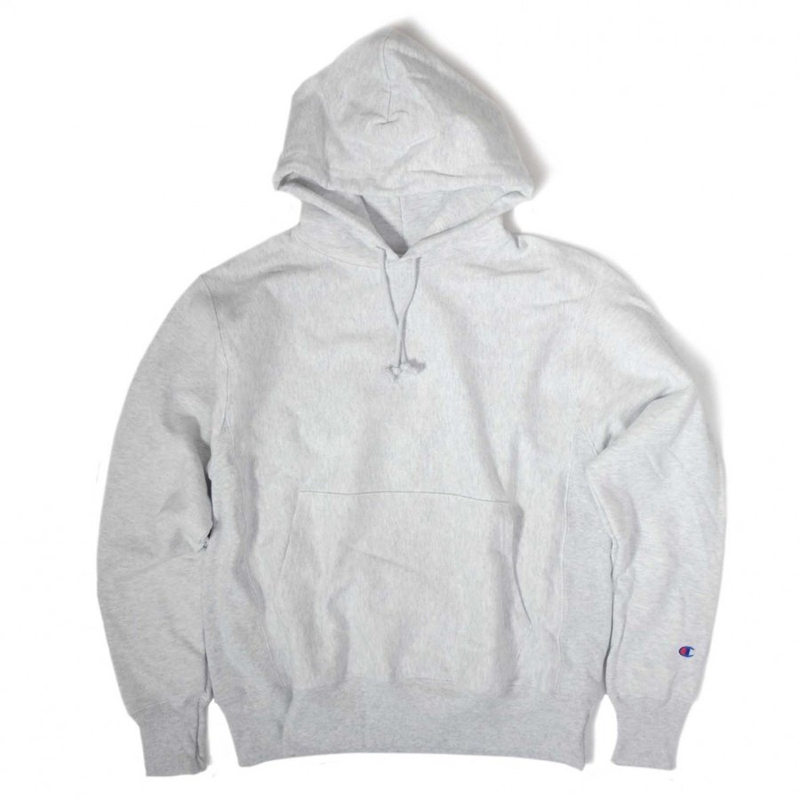 Champion Reverse Weave Hoodie Silver Gray / チャンピオン リバースウィーブ フーディ シルバー グレー - RAWDRIP