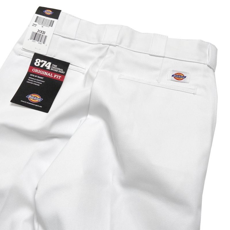 Dickies 874 Work Pants White (WH) / ディッキーズ 874 ワークパンツ 