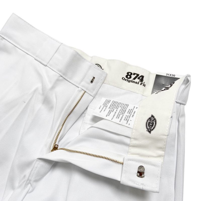 Dickies 874 Work Pants White (WH) / ディッキーズ 874 ワークパンツ ...